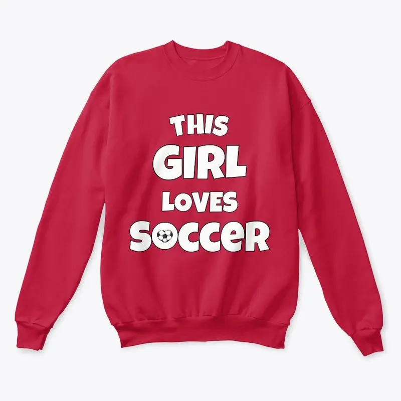 This girl loves soccer