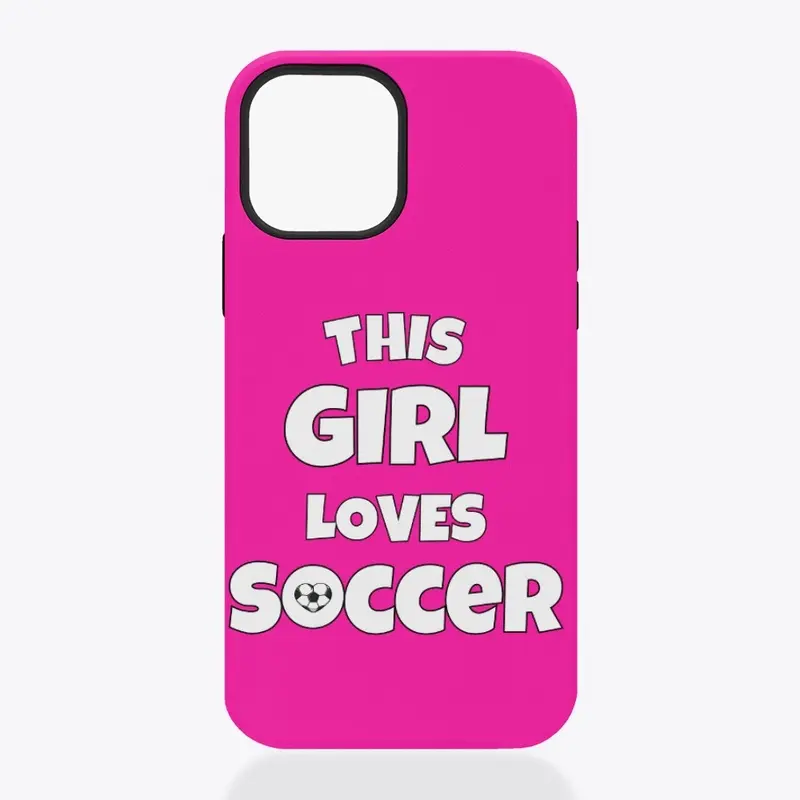 This girl loves soccer