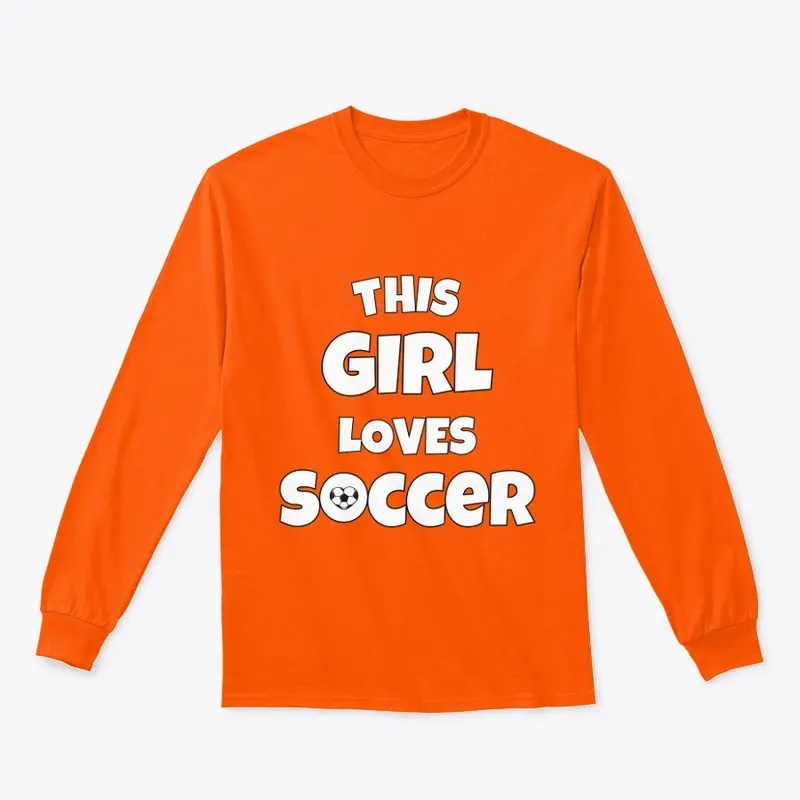 This girl loves soccer