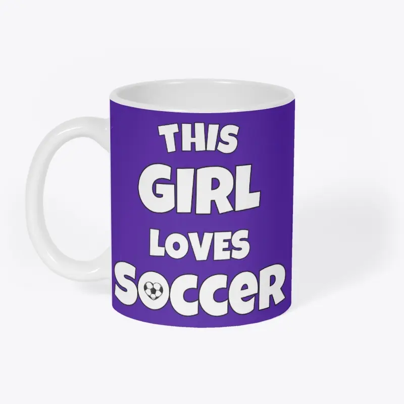 This girl loves soccer