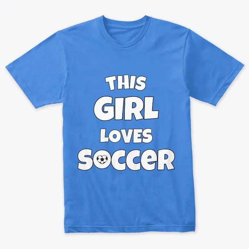 This girl loves soccer